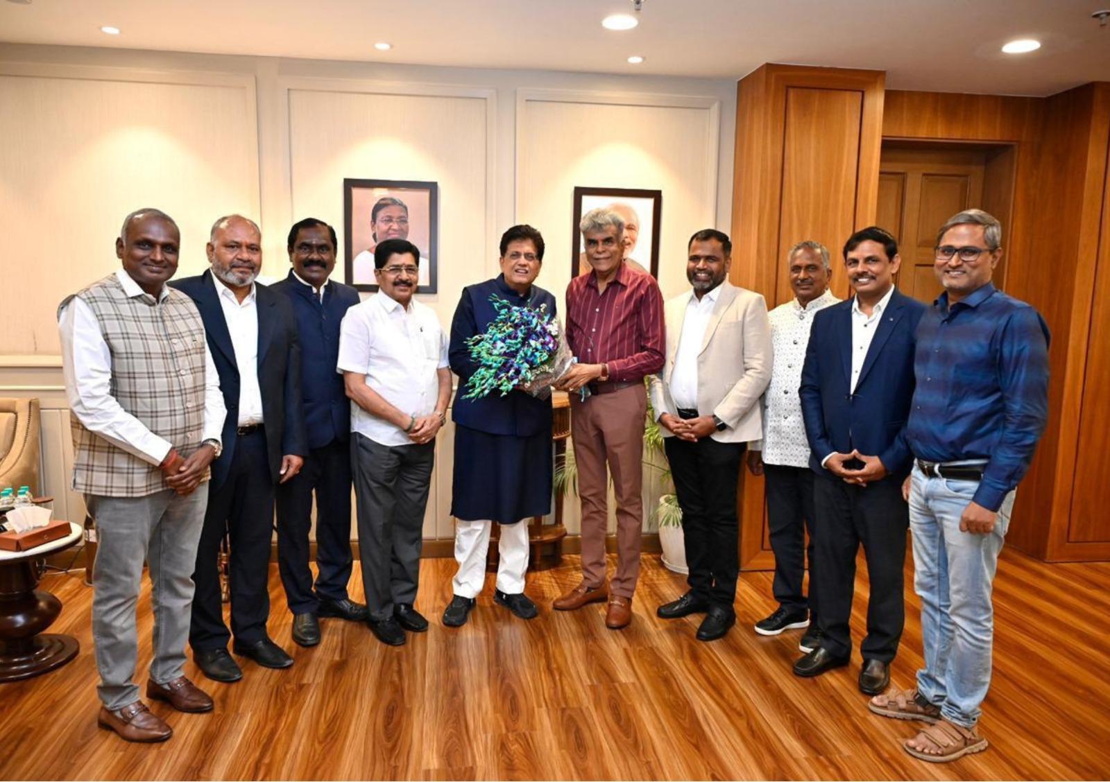 திருப்பூரின் தொழில் பாதுகாப்பை உறுதி செய்ய டெல்லியில் முக்கிய சந்திப்பு